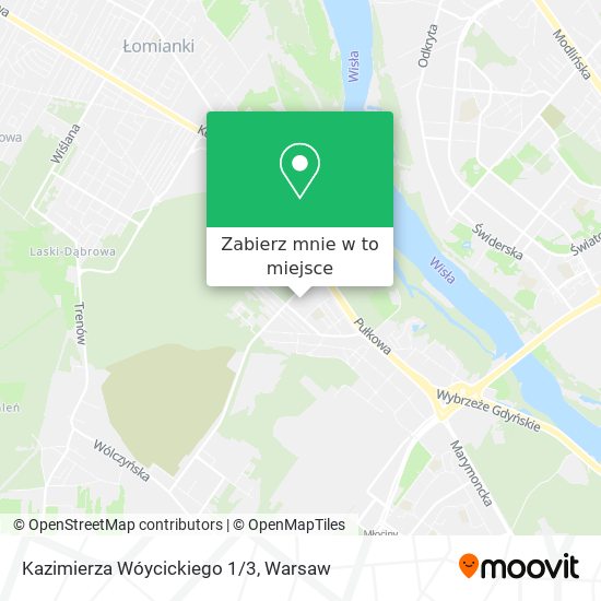 Mapa Kazimierza Wóycickiego 1/3