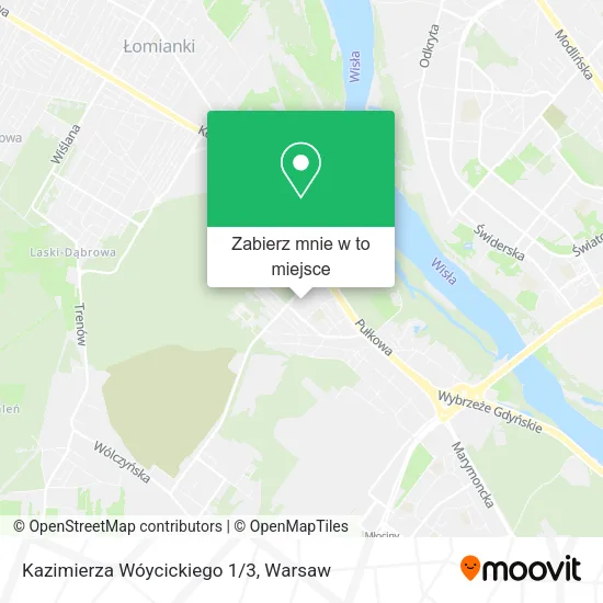 Mapa Kazimierza Wóycickiego 1/3