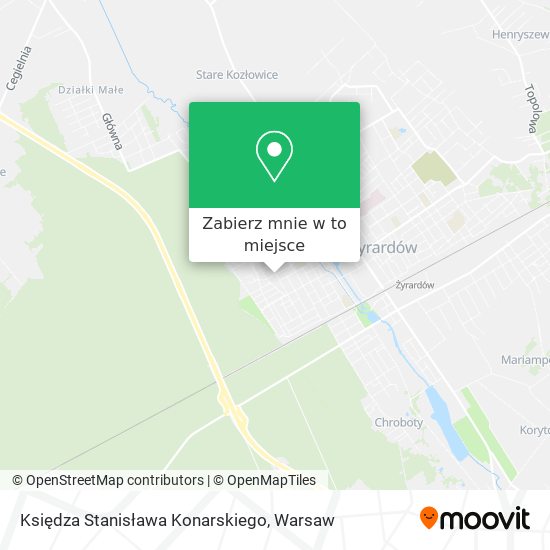 Mapa Księdza Stanisława Konarskiego