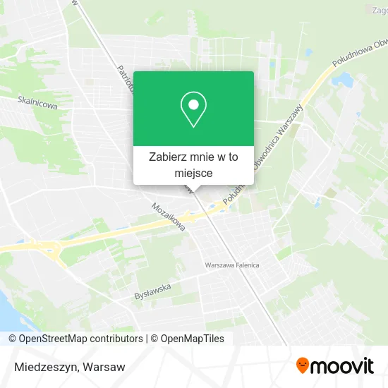 Mapa Miedzeszyn
