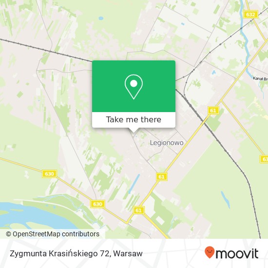 Mapa Zygmunta Krasińskiego 72