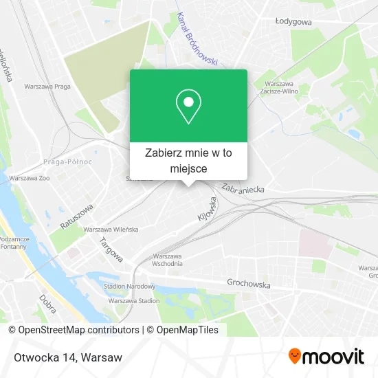 Mapa Otwocka 14