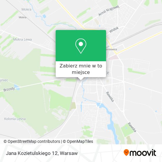 Mapa Jana Kozietulskiego 12