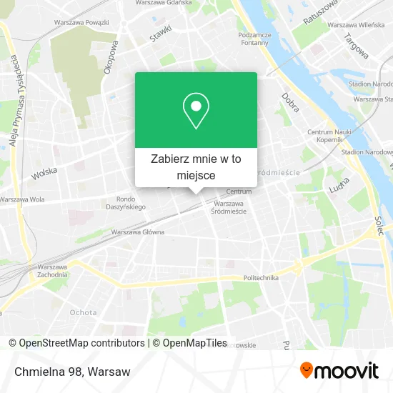 Mapa Chmielna 98