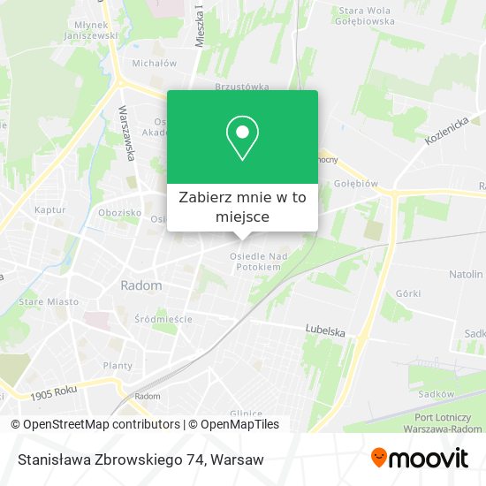 Mapa Stanisława Zbrowskiego 74