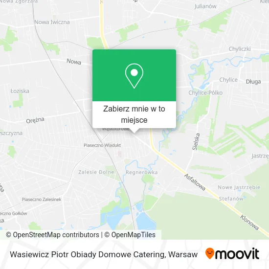 Mapa Wasiewicz Piotr Obiady Domowe Catering
