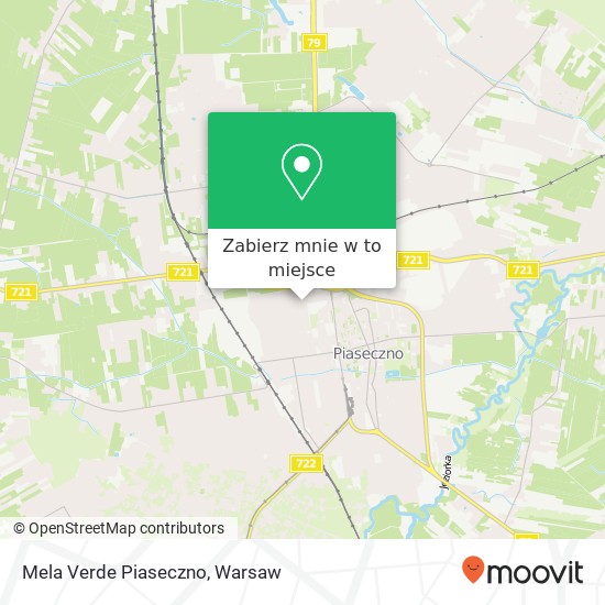 Mapa Mela Verde Piaseczno, ulica gen. Wladyslawa Sikorskiego 1A 05-500 Piaseczno