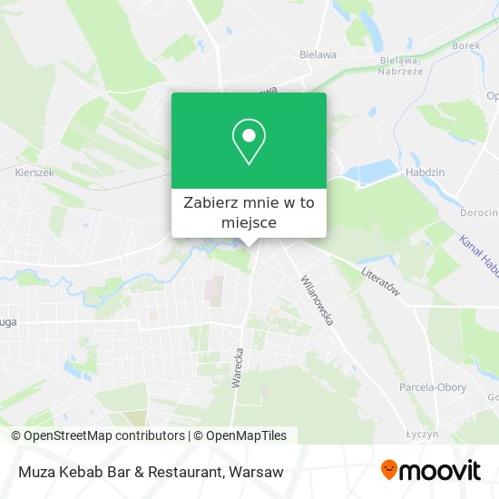 Mapa Muza Kebab Bar & Restaurant