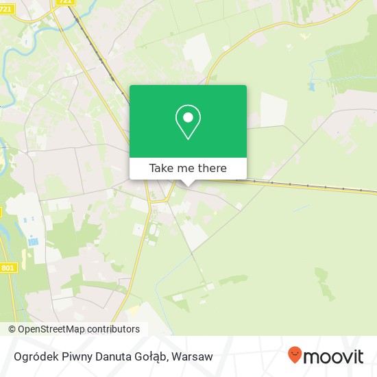 Mapa Ogródek Piwny Danuta Gołąb