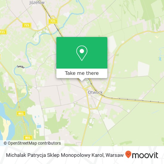 Mapa Michalak Patrycja Sklep Monopolowy Karol