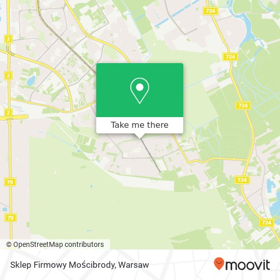 Mapa Sklep Firmowy Mościbrody, aleja Komisji Edukacji Narodowej 21 02-797 Warszawa