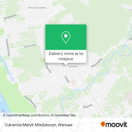 Mapa Cukiernia Meryk Miedzeszyn