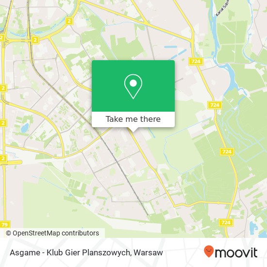 Mapa Asgame - Klub Gier Planszowych