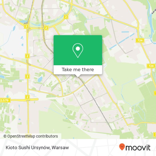 Mapa Kioto Sushi Ursynów, aleja Komisji Edukacji Narodowej 02-777 Warszawa