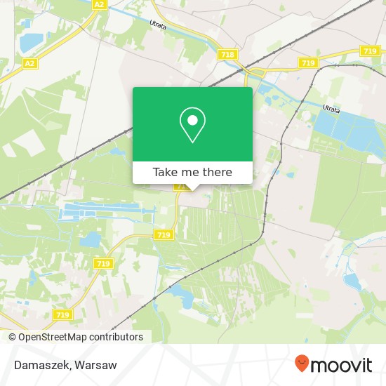 Mapa Damaszek, ulica Emancypantek 4 05-800 Pruszkow