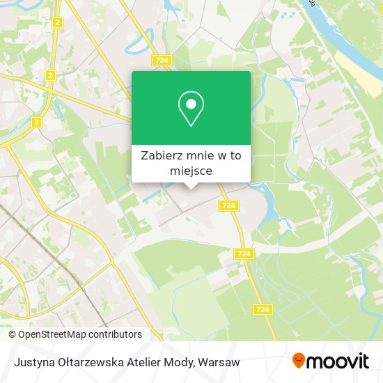 Mapa Justyna Ołtarzewska Atelier Mody