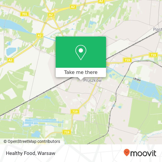 Mapa Healthy Food, ulica Olowkowa 34 05-800 Pruszkow