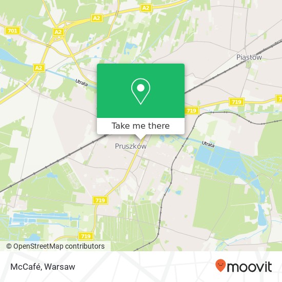 Mapa McCafé, 05-800 Pruszkow