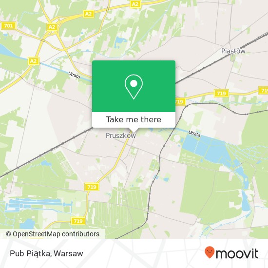 Mapa Pub Piątka