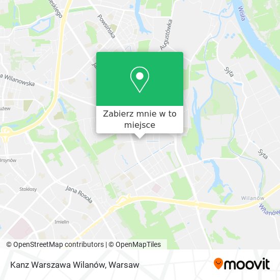 Mapa Kanz Warszawa Wilanów