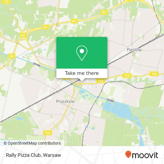 Mapa Rally Pizza Club, ulica Majowa 3 05-802 Pruszkow