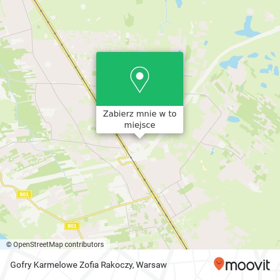 Mapa Gofry Karmelowe Zofia Rakoczy