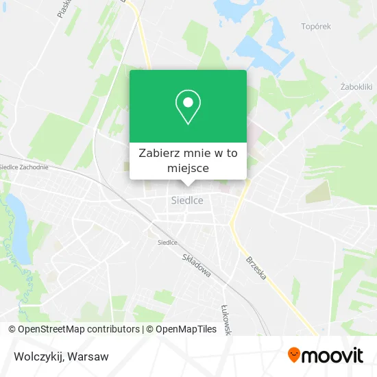Mapa Wolczykij
