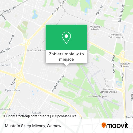 Mapa Mustafa Sklep Mięsny