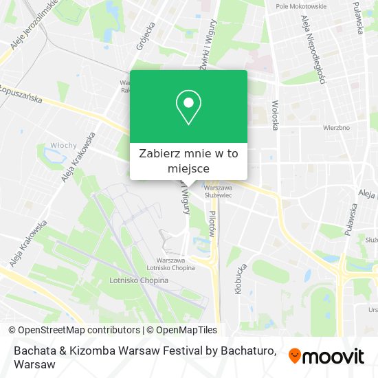 Mapa Bachata & Kizomba Warsaw Festival by Bachaturo