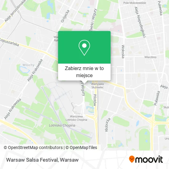 Mapa Warsaw Salsa Festival
