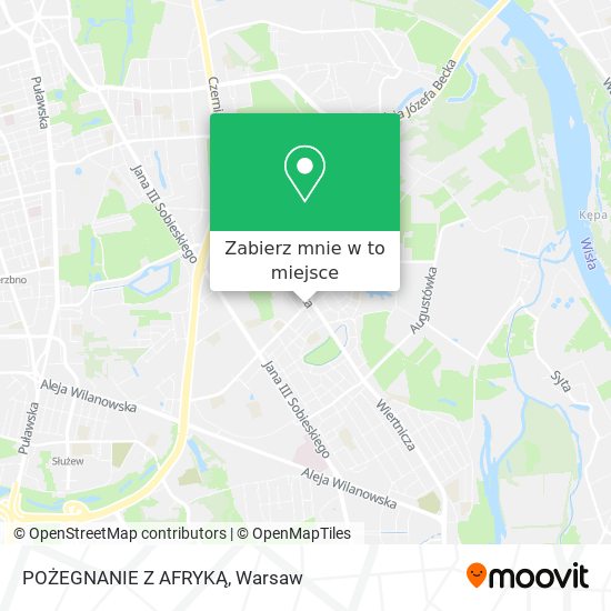 Mapa POŻEGNANIE Z AFRYKĄ