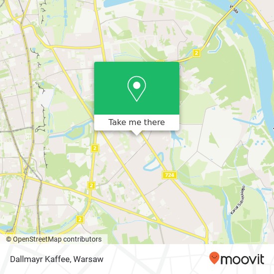 Mapa Dallmayr Kaffee, 02-942 Warszawa