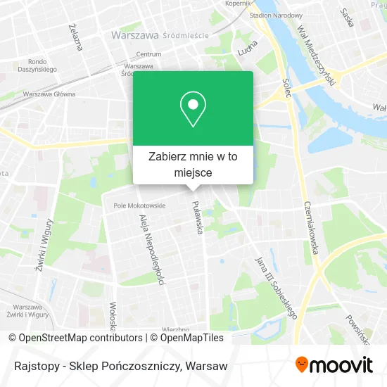 Mapa Rajstopy - Sklep Pończoszniczy