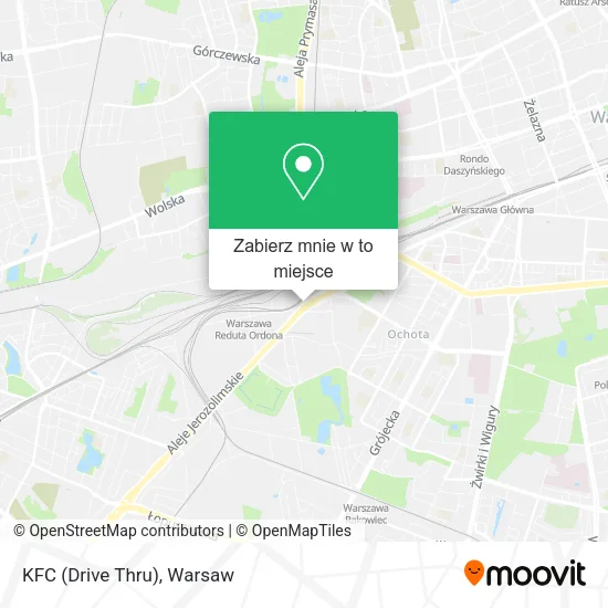 Mapa KFC (Drive Thru)