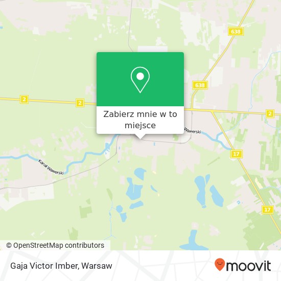 Mapa Gaja Victor Imber, ulica Jana Pawla II 82 05-077 Warszawa