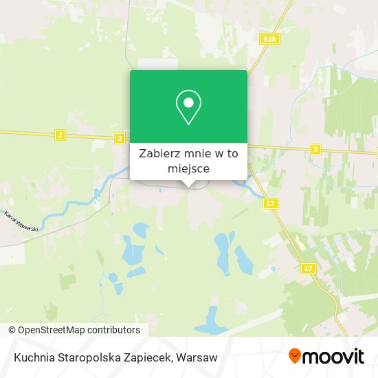 Mapa Kuchnia Staropolska Zapiecek