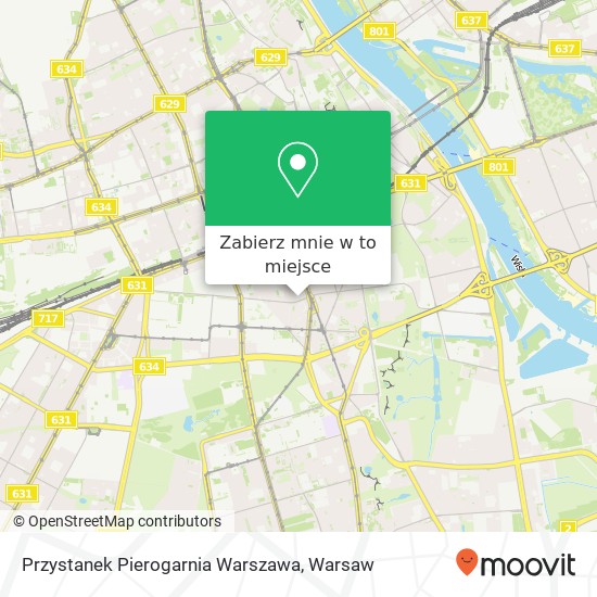 Mapa Przystanek Pierogarnia Warszawa, ulica Koszykowa 00-675 Warszawa