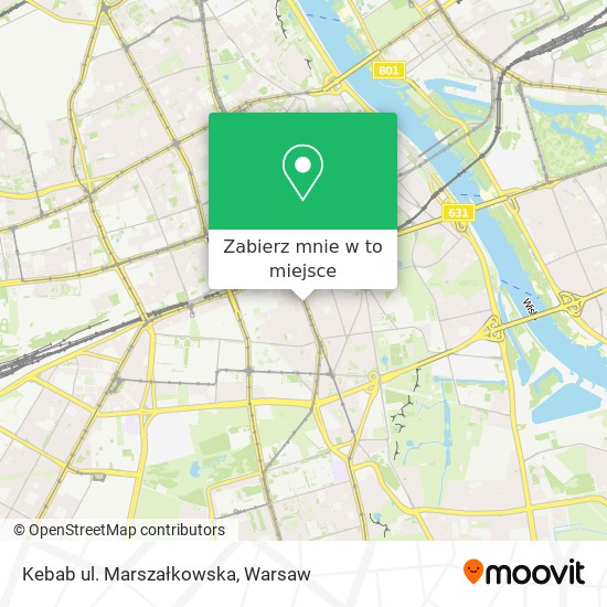 Mapa Kebab ul. Marszałkowska