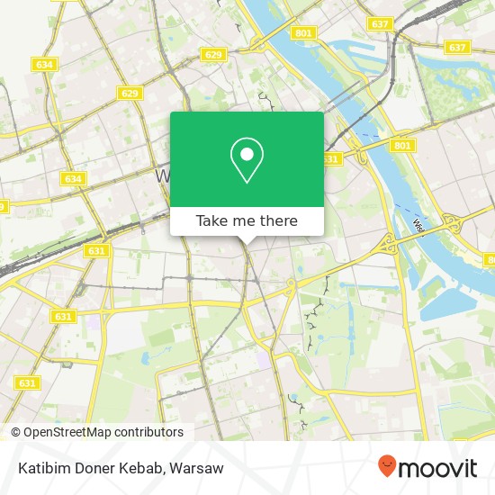 Mapa Katibim Doner Kebab, ulica Marszalkowska 56 00-545 Warszawa