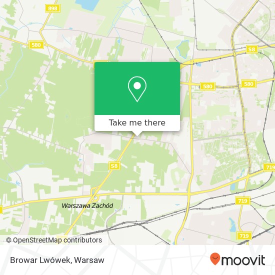 Mapa Browar Lwówek