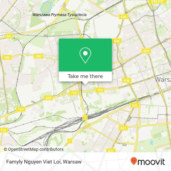 Mapa Famyly Nguyen Viet Loi, ulica Ludwiki 5 01-226 Warszawa