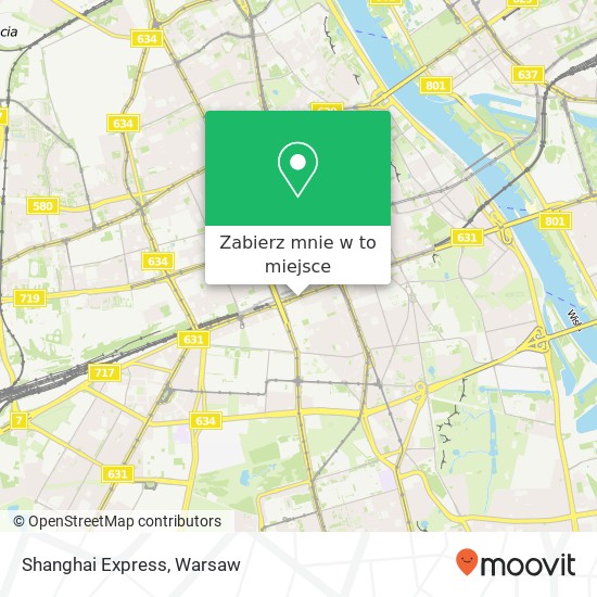 Mapa Shanghai Express, Aleje Jerozolimskie 65 00-697 Warszawa