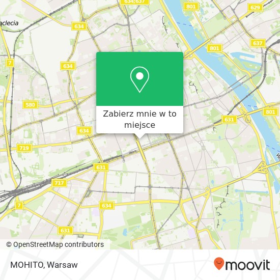 Mapa MOHITO, 00-117 Warszawa