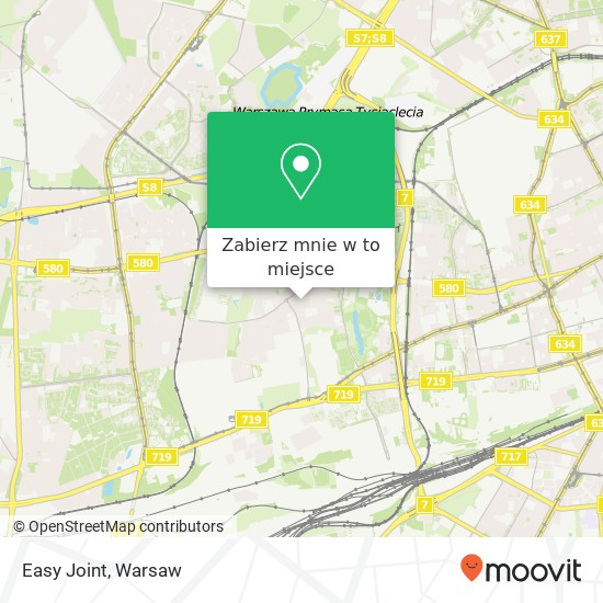 Mapa Easy Joint, ulica Jana Krysta 5 01-112 Warszawa