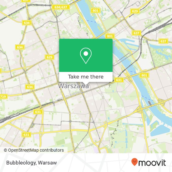 Mapa Bubbleology, ulica Chmielna 26 00-020 Warszawa