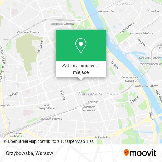 Mapa Grzybowska