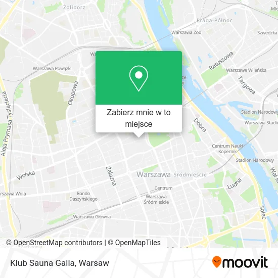 Mapa Klub Sauna Galla