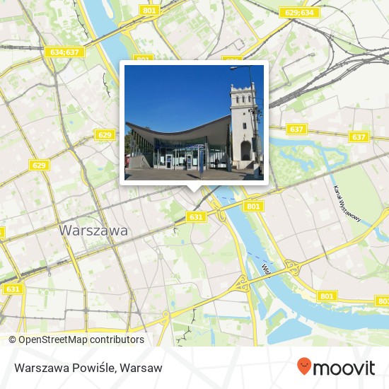 Mapa Warszawa Powiśle, ulica Juliana Smulikowskiego 1 00-389 Warszawa