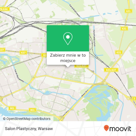 Mapa Salon Plastyczny, ulica Sulejkowska 40 Warszawa