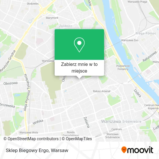 Mapa Sklep Biegowy Ergo